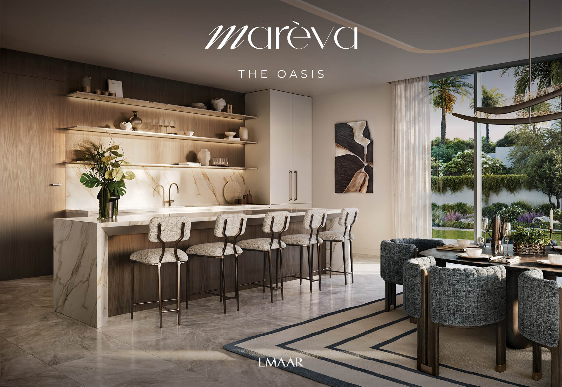 MAREVA The oasis 4 Bedroom floor plan
